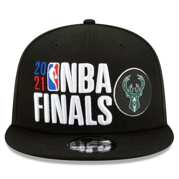 New Era Milwaukee Bucks 9FIFTY NBA Finals Champions Snapback Hat Cap Black - Picture 3 of 6